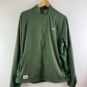 Tracksmith Men’s Session Jacket – Forest Green Heather – Size Large (EUC)